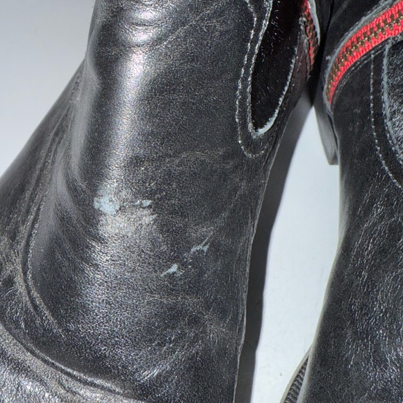 MODERN VICE leather black ankle boots - Picture 5 of 10